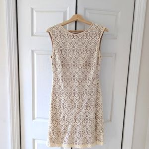 Jessica Howard lace dress, cream, 6